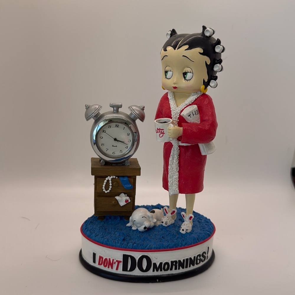 Bettt Boop I don’t do mornings collectible